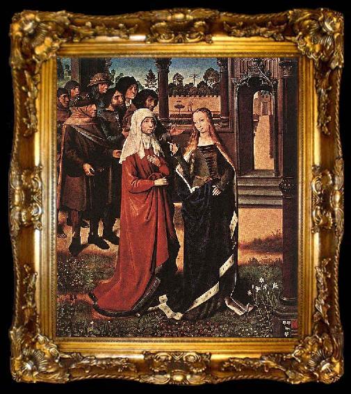 framed  Master of the Legend of St. Lucy Scene from the St Lucy Legend, ta009-2